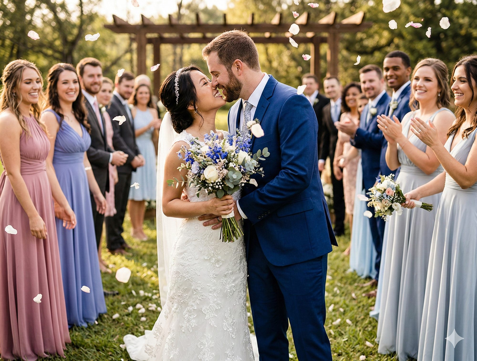 Luxury wedding dress